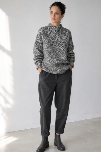 OSKA Hose 6531 / Baumwolle mit Minimuster