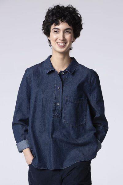 ISCHIKO Bluse 506 wash / Denim