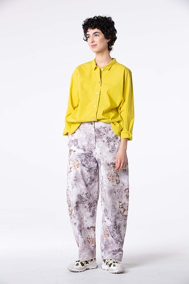 ISCHIKO Bluse 507 / 100% Baumwoll-Popeline