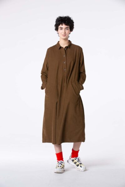 ISCHIKO Kleid 507 / Baumwoll-Cord
