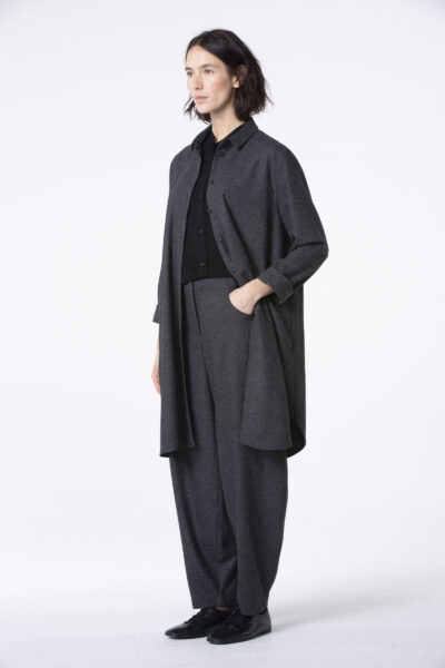 OSKA Bluse/Jacke 514 / Wollmischung mit Pepita-Muster
