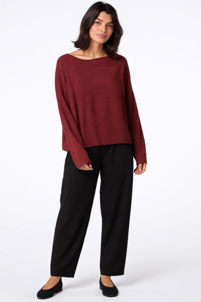 OSKA Hose 447 / Baumwolle-Viskose / Minimuster