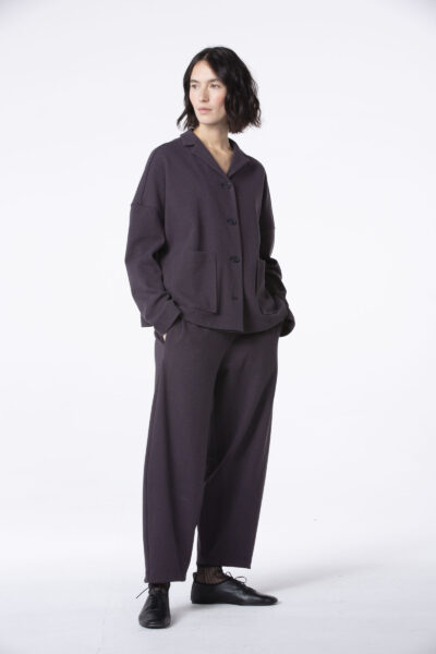 OSKA Hose 536 / Jacquard-Jersey / Zickzack-Muster / Baumwoll-Mischung