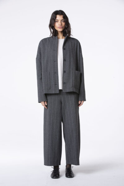 OSKA Hose 537 / Jacquard-Jersey / Zickzack-Muster / Baumwoll-Mischung