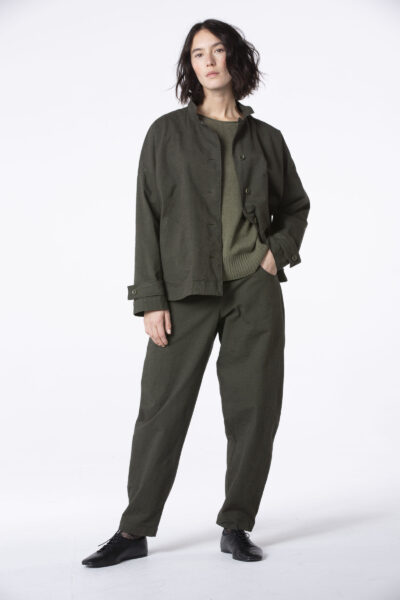 OSKA Jacke 523 / Baumwoll-Stretch / Mini-Schaftmuster