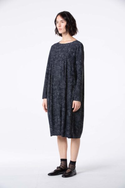OSKA Kleid 511 / TECHNOSTRETCH MIT PUNKTEDRUCK