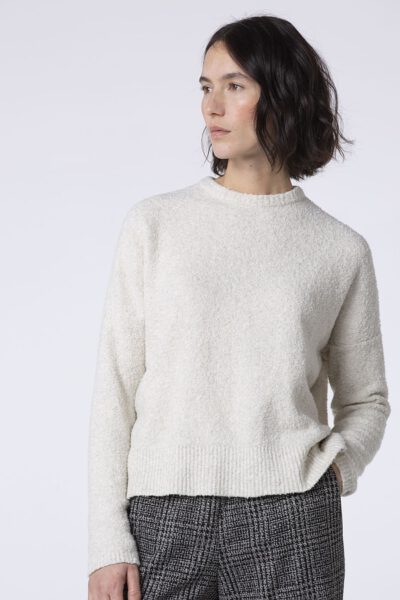 OSKA Pullover 535 / Baumwoll-Mischung / Bouclé