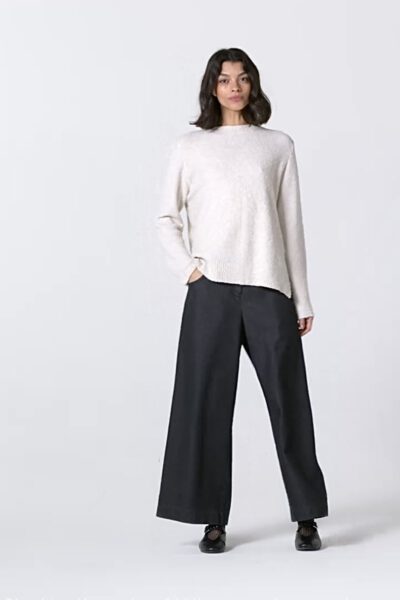 OSKA Pullover 536 / Baumwoll-Mischung / Bouclé