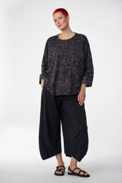 OSKA Pullover/Bluse 539 / TECHNOSTRETCH MIT PUNKTEDRUCK