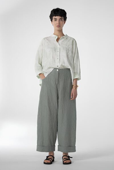 OSKA Bluse 614 / BAUMWOLLE MIT WOLKENDRUCK