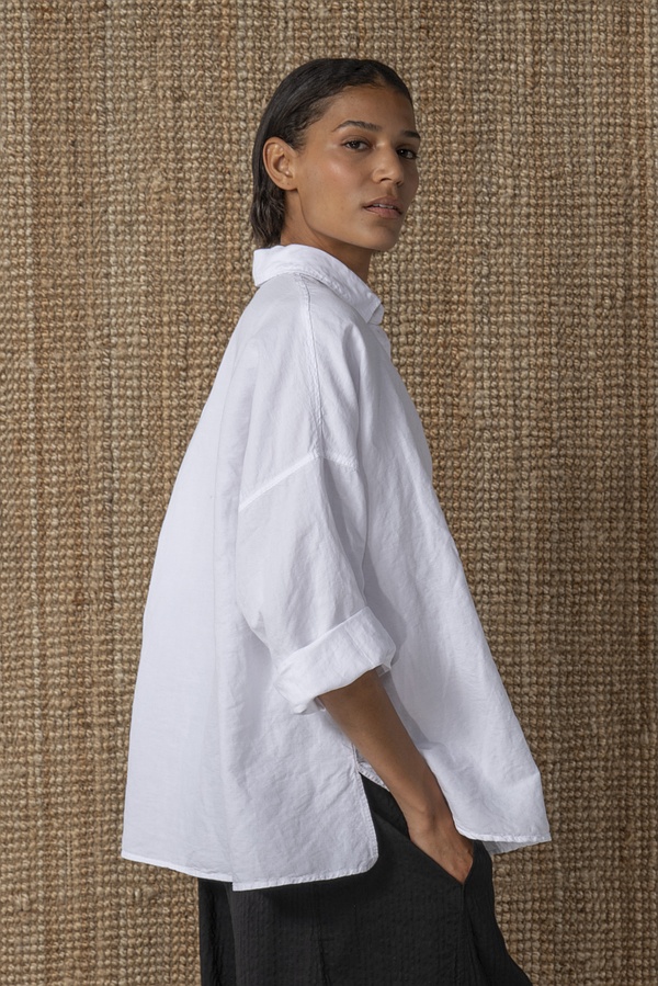 OSKA Bluse 626 / LEINEN-BAUMWOLLE-LYOCELL – Bild 3