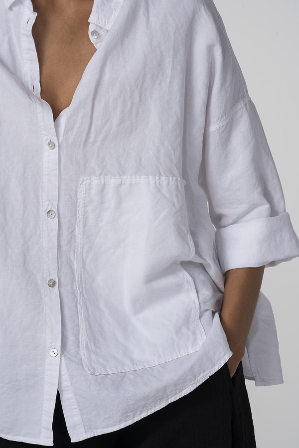 OSKA Bluse 626 / LEINEN-BAUMWOLLE-LYOCELL – Bild 6