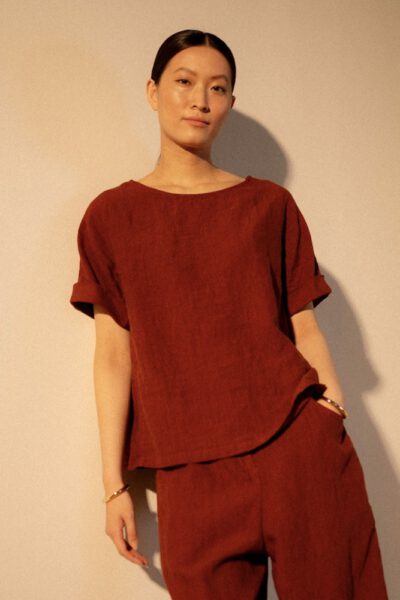 OSKA Bluse 629 / LEINEN-BAUMWOLLE / VICAARE