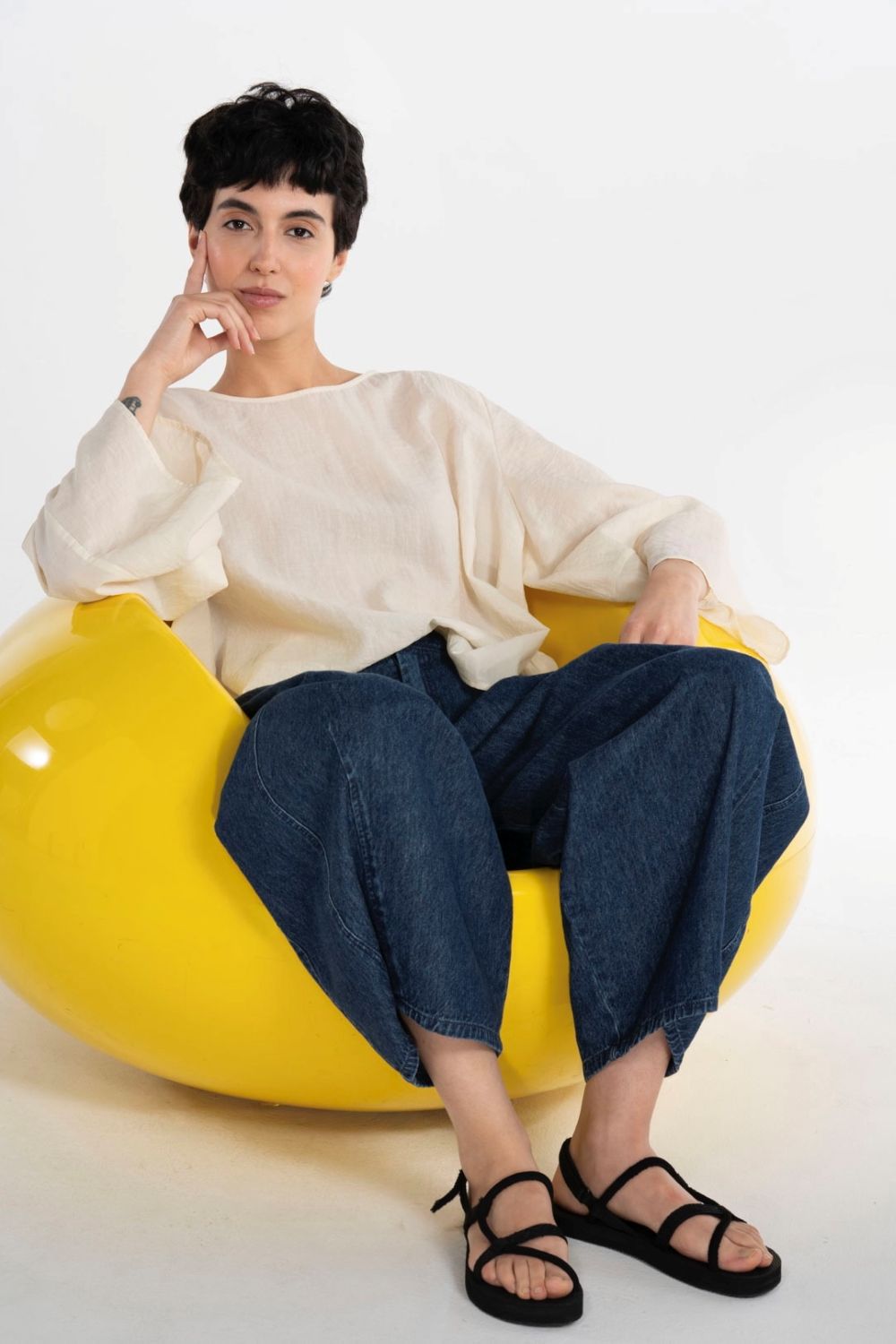 OSKA Hose 611 wash / BAUMWOLL-HANF-DENIM – Bild 6