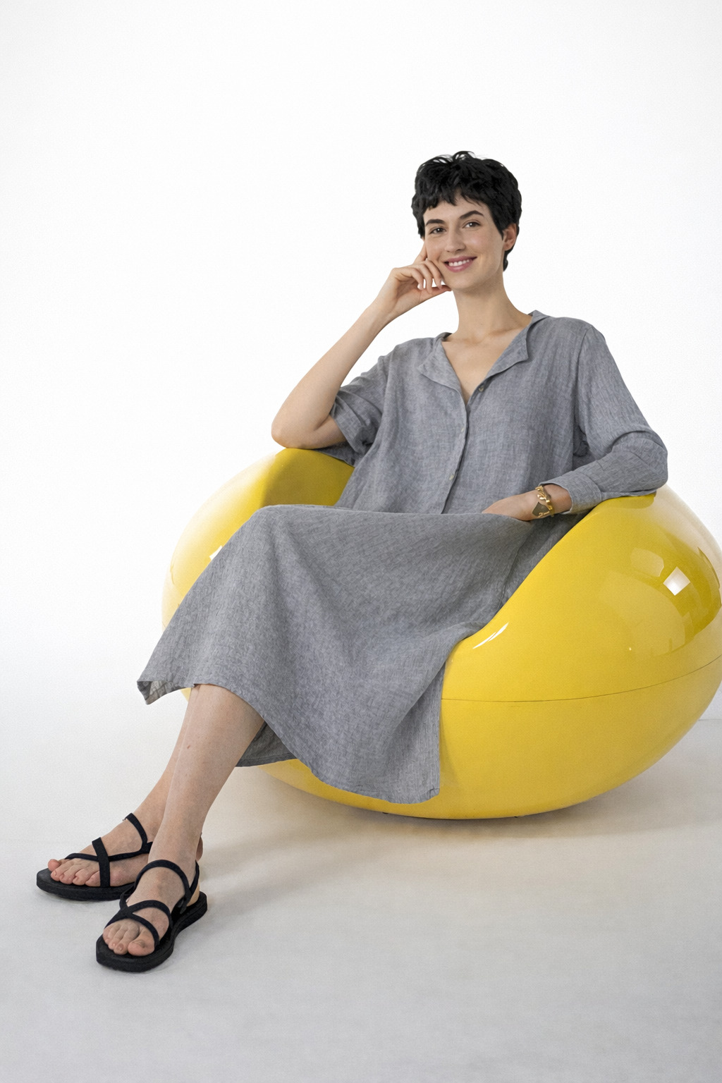 OSKA Kleid 618 / LEINEN / MIX N'MATCH – Bild 4