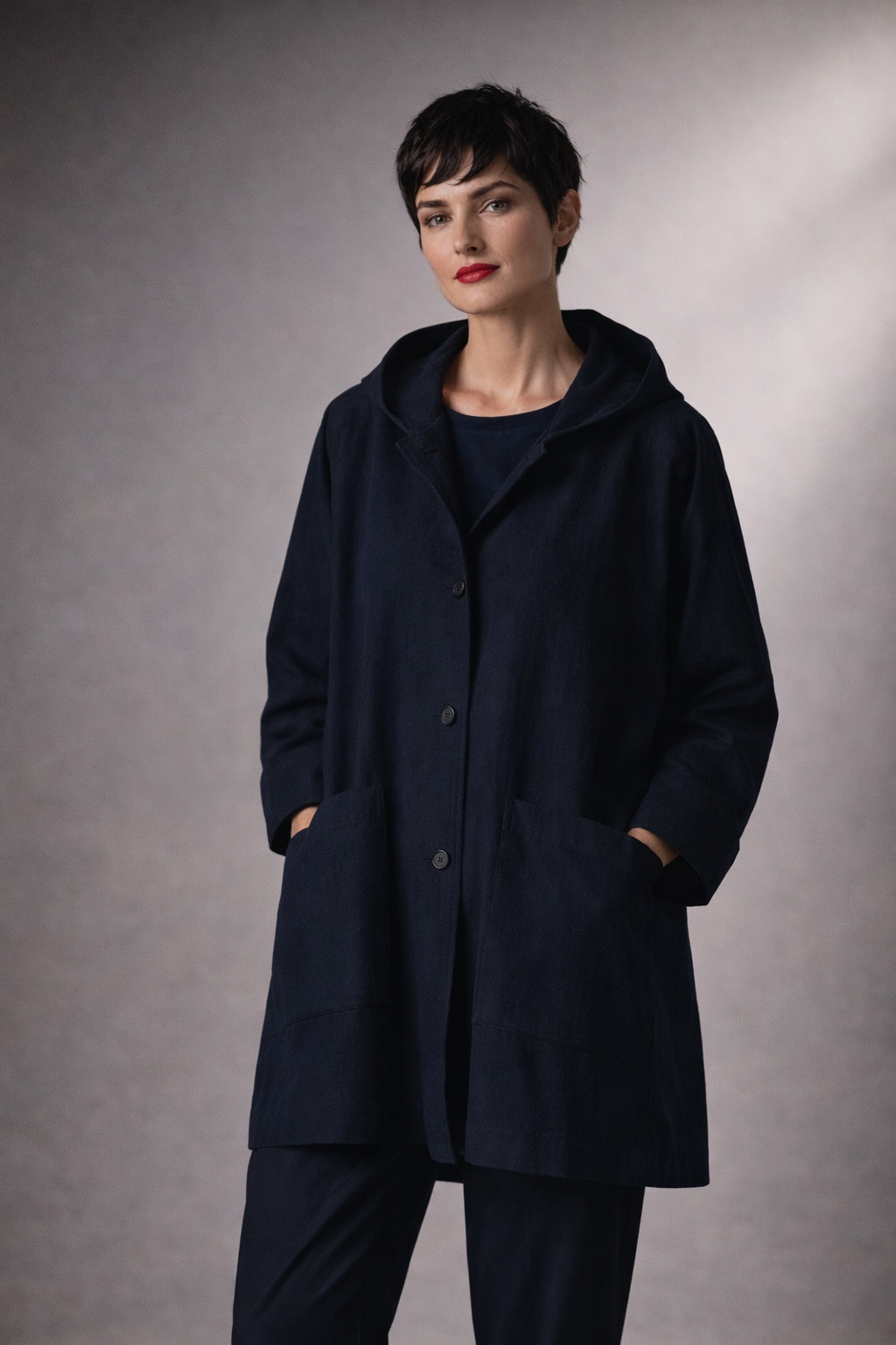 OSKA Outdoorjacke 502 wash / Baumwolle-Leinen-Viskose-Mischung – Bild 10