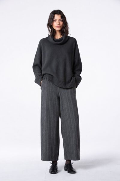 OSKA Hose 537 / Jacquard-Jersey / Zickzack-Muster / Baumwoll-Mischung