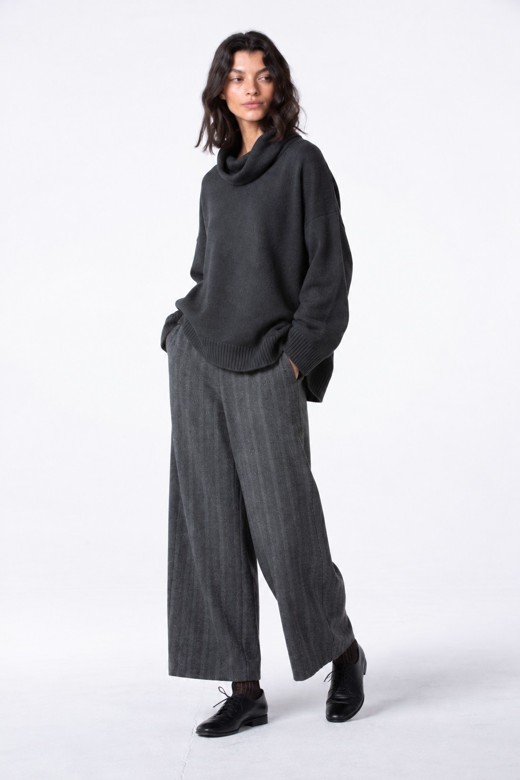 OSKA Hose 537 / Jacquard-Jersey / Zickzack-Muster / Baumwoll-Mischung – Bild 4