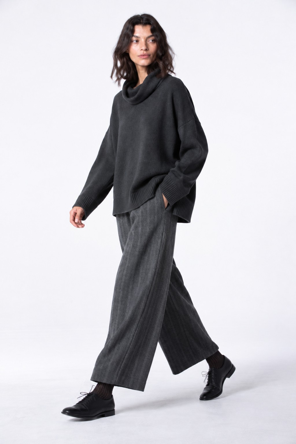 OSKA Hose 537 / Jacquard-Jersey / Zickzack-Muster / Baumwoll-Mischung – Bild 2