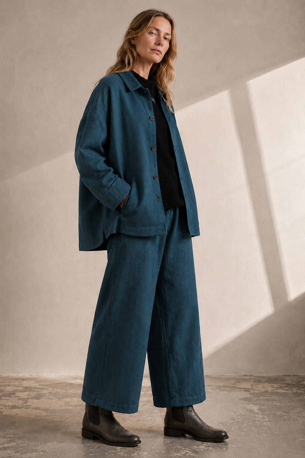 OSKA Hose 6530 / Baumwolle mit Minimuster – Bild 15
