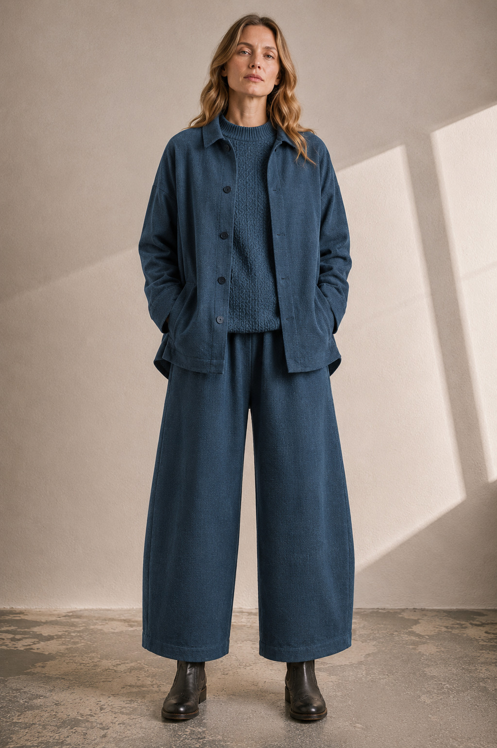 OSKA Hose 6530 / Baumwolle mit Minimuster – Bild 14