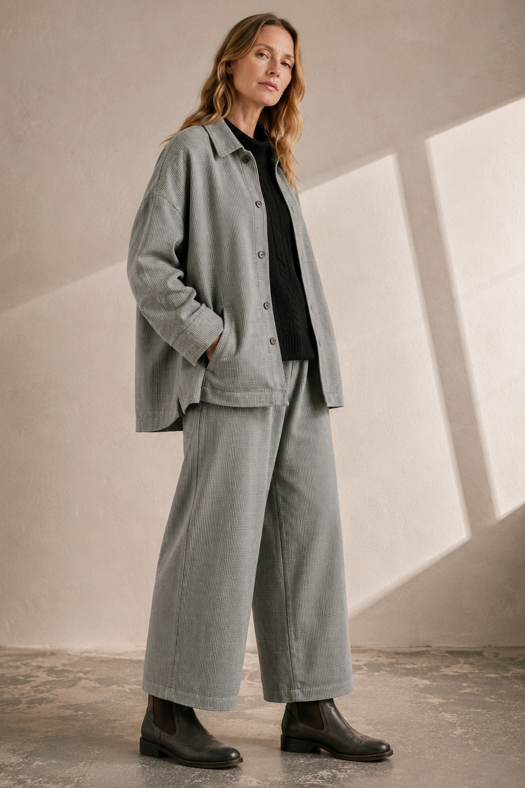 OSKA Hose 6530 / Baumwolle mit Minimuster – Bild 18