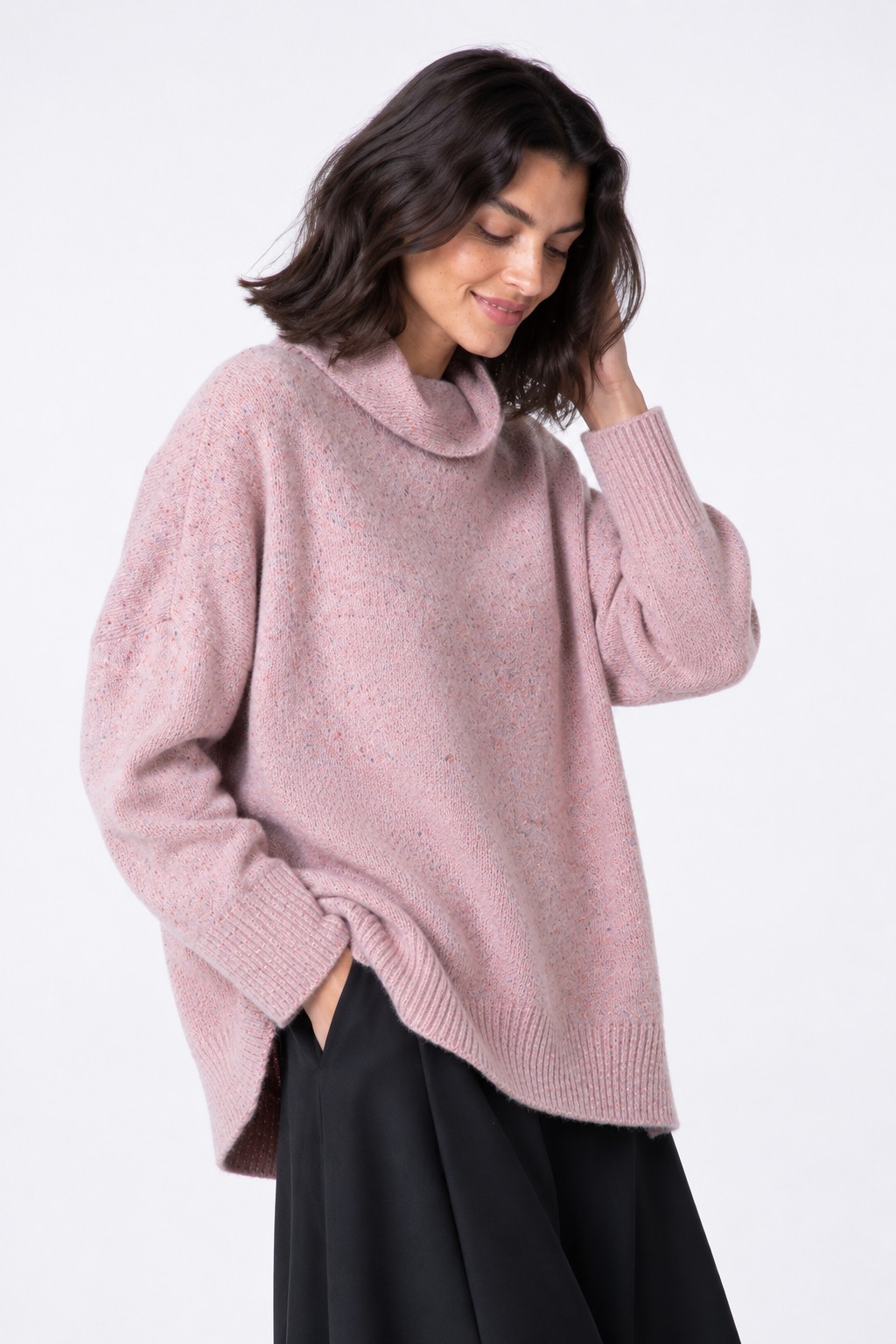 OSKA Pullover 530 / Baumwolle-Alpaka-Mischung – Bild 2