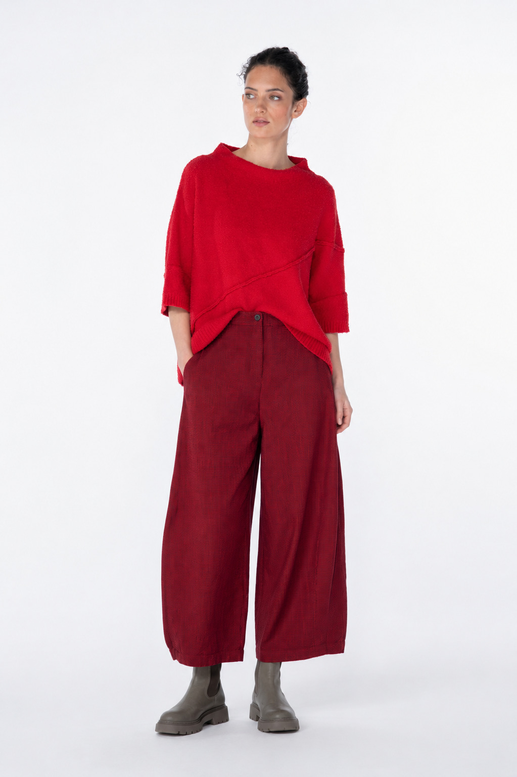 OSKA Hose 6530 / Baumwolle mit Minimuster – Bild 7